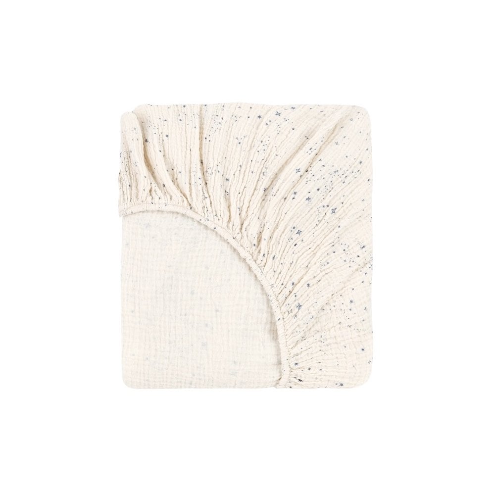 WABI-SABI WASHED  PRINTED FITTED SHEET - 70 X 140cm