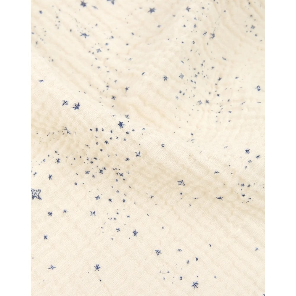 WABI-SABI WASHED  PRINTED FITTED SHEET - 70 X 140cm