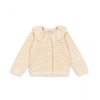 SPARKLE KNIT CARDIGAN - BUTTERCREAM