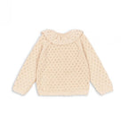 SPARKLE KNIT CARDIGAN - BUTTERCREAM