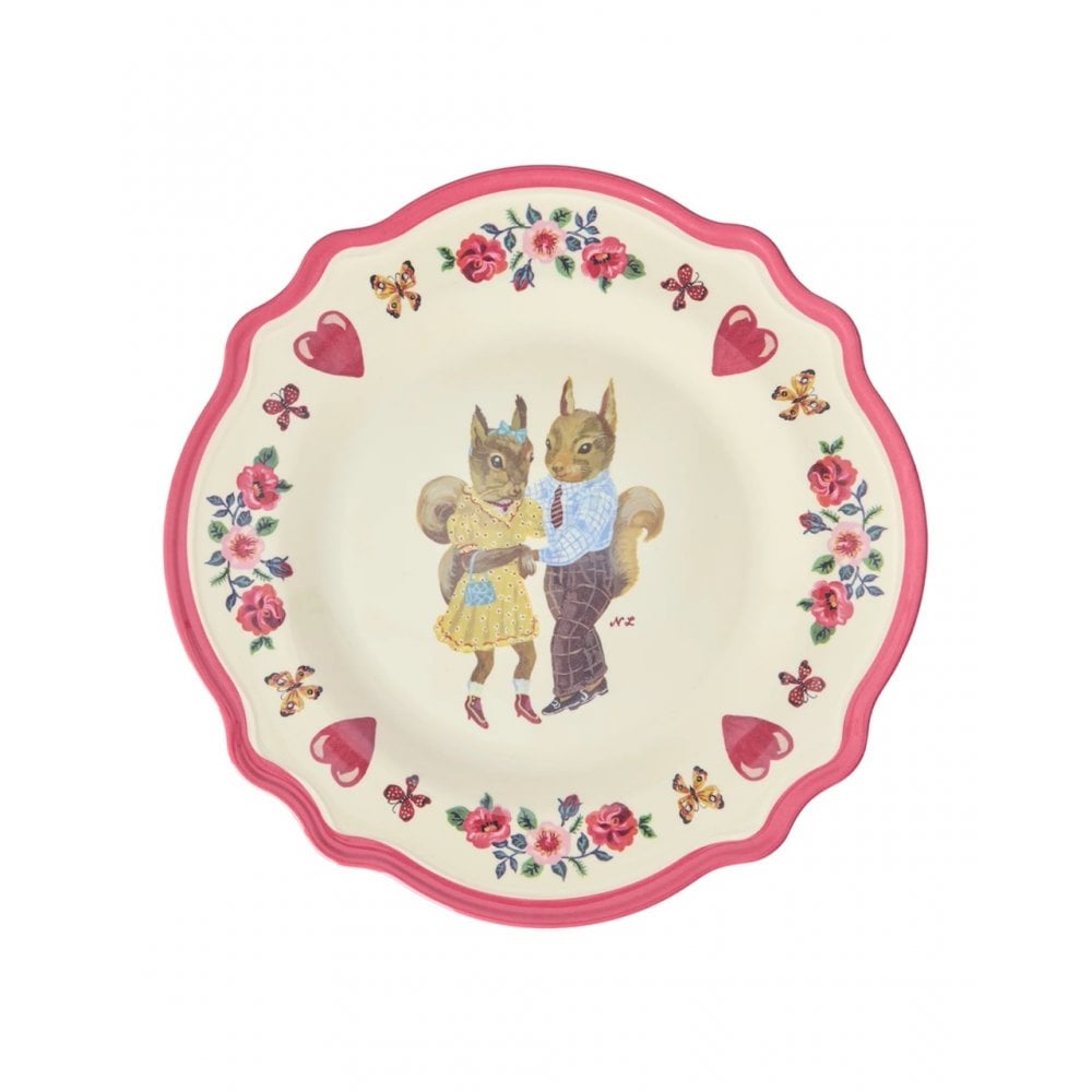 VINTAGE DINNER PLATE RED - NATHALIE LÉTÉ