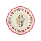VINTAGE DINNER PLATE RED - NATHALIE LÉTÉ