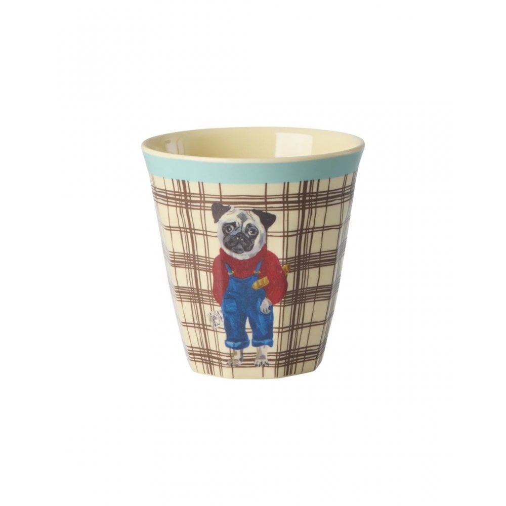 6 MELAMINE SMALL CUP SET - NATHALIE LÉTÉ PRINT PLAID