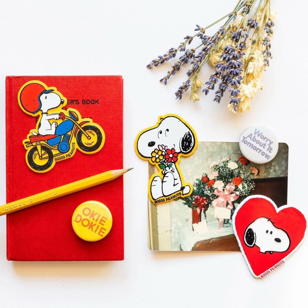 SNOOPY HEART FRIDGE MAGNET