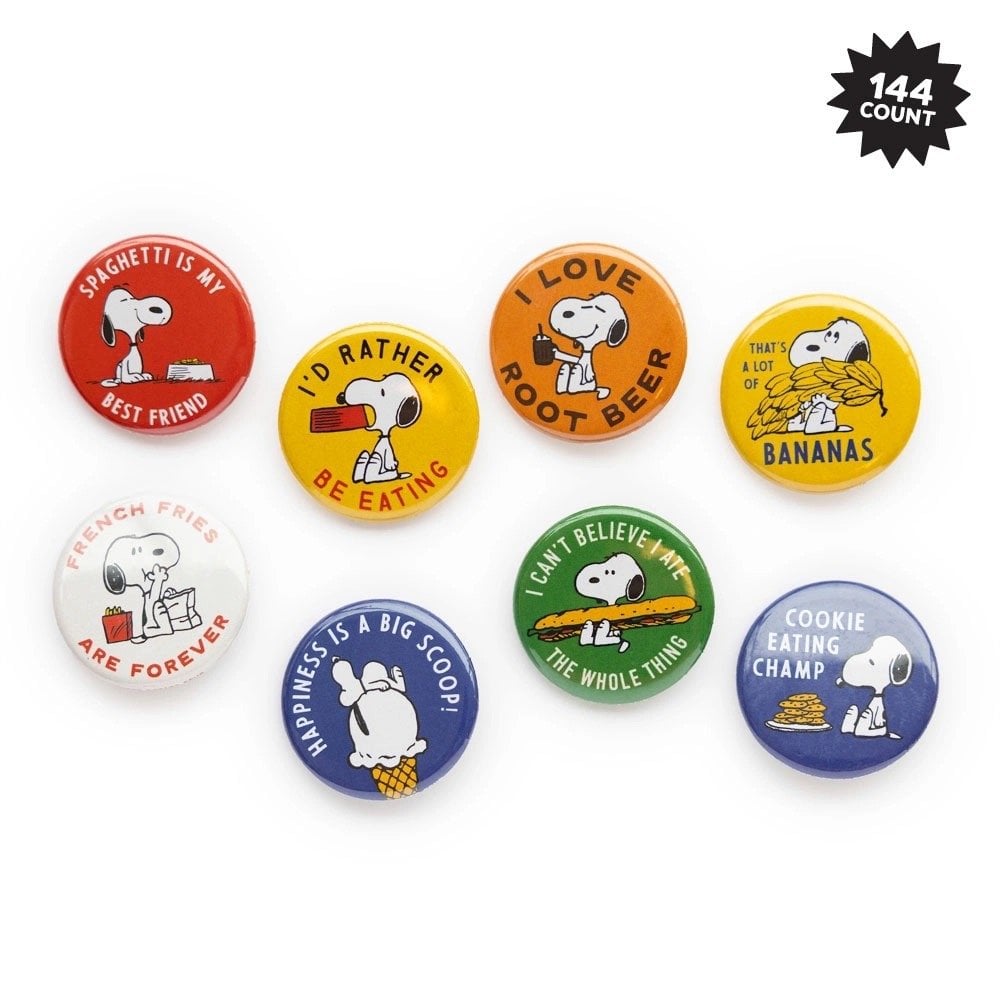 SNOOPY BADGE - FOOD EDITION
