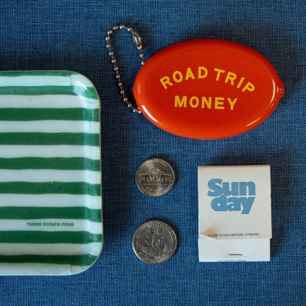 COIN POUCH KEY CHAIN - ROAD TRIP MONEY