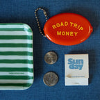 COIN POUCH KEY CHAIN - ROAD TRIP MONEY