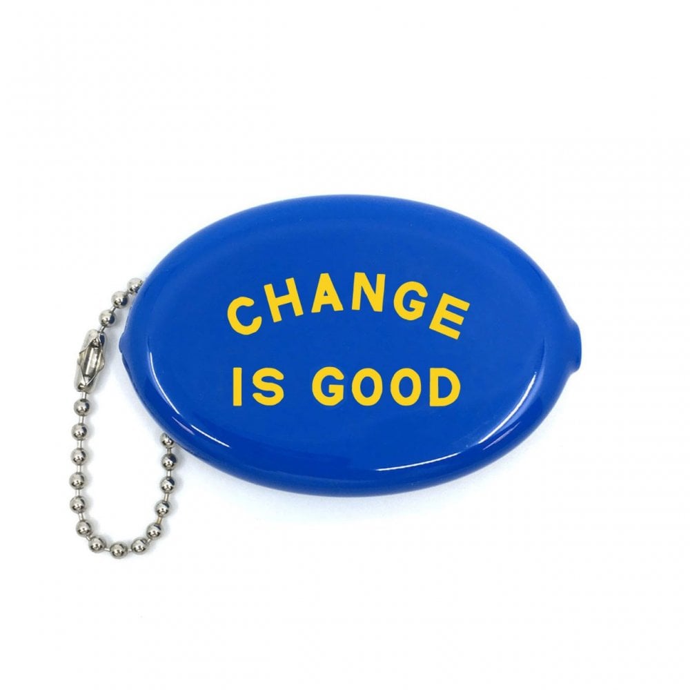 COIN POUCH KEY CHAIN - CHANGE IS GOOD