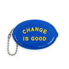 COIN POUCH KEY CHAIN - CHANGE IS GOOD