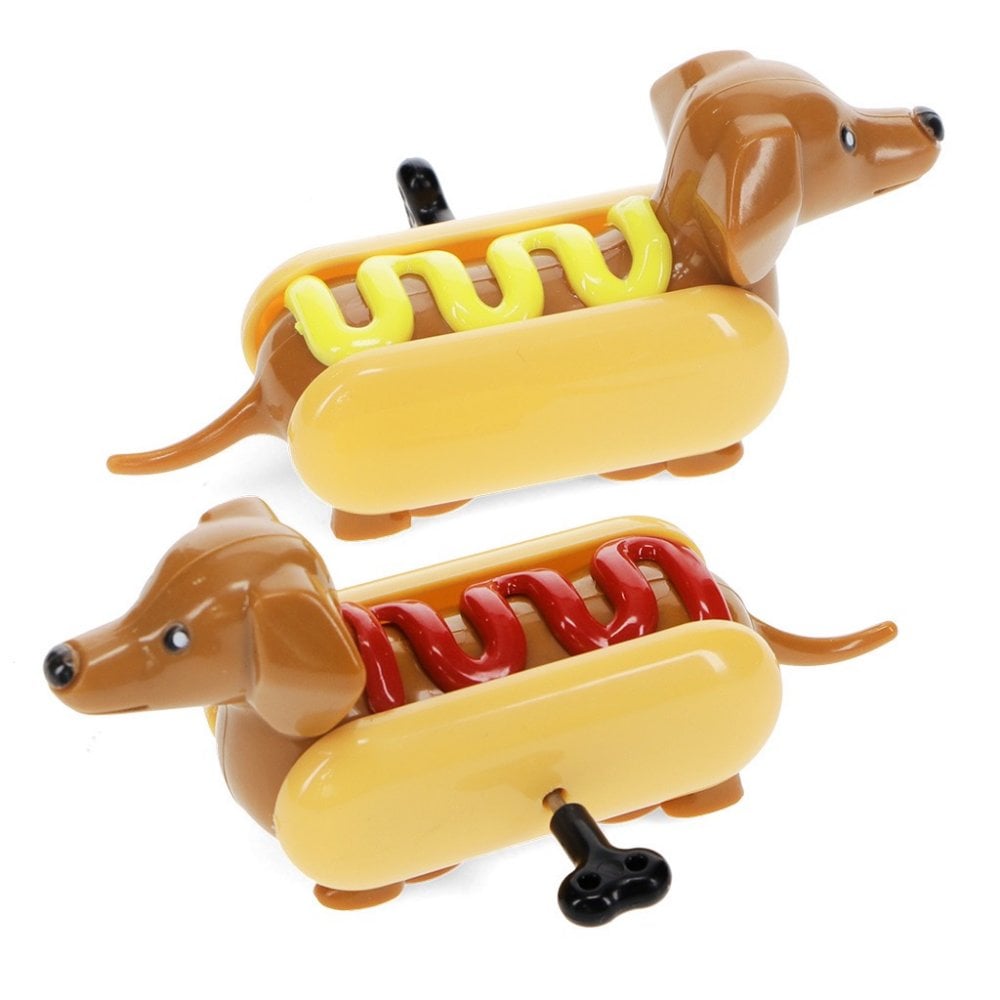 HOT DOG WIND UP RACERS (SET OF 2)