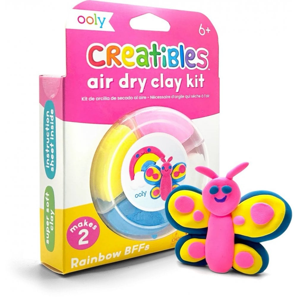 CREATIBLES DIY AIR DRY CLAY KIT - RAINBOW