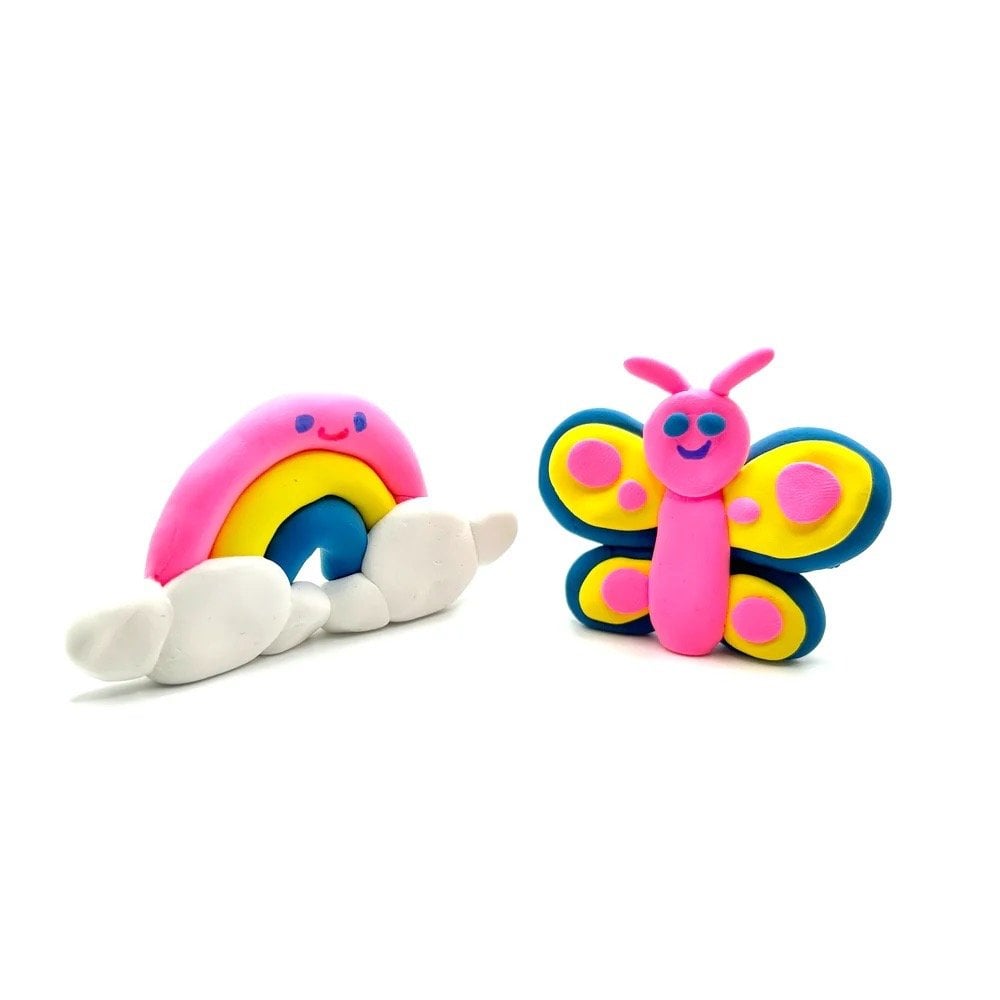 CREATIBLES DIY AIR DRY CLAY KIT - RAINBOW