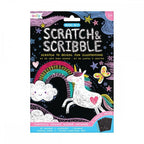 SCRATCH + SCRIBBLE ART KIT - FUNTASTIC FRIENDS