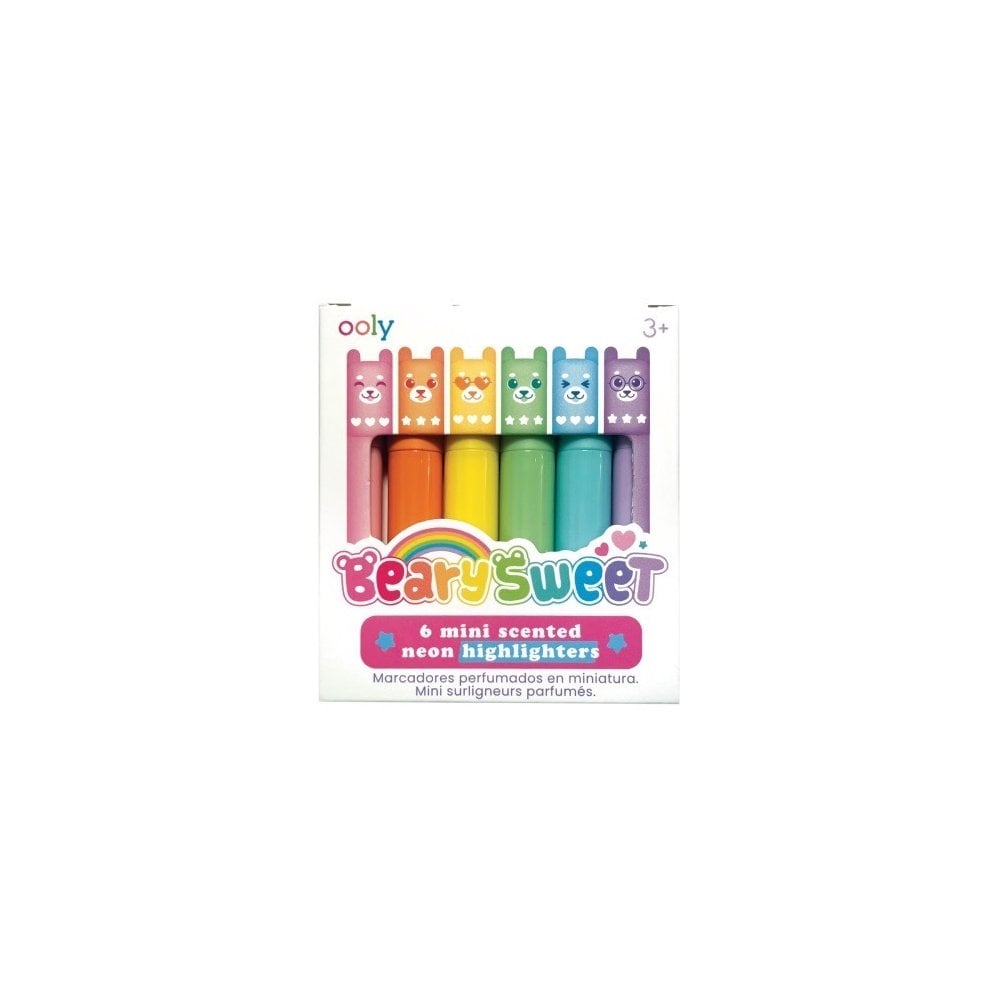 BEARY SWEET MINI HIGHLIGHTER PENS (3 YEARS+)
