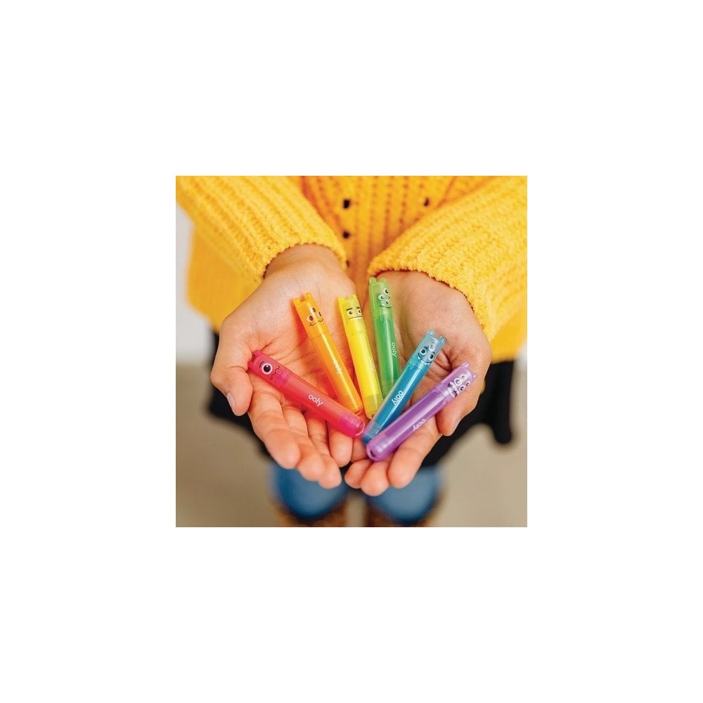 MINI MONSTER SCENTED HIGHLIGHTER PENS - 6 COLOURS