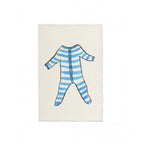 STRIPED BABY GROW BABY CARD