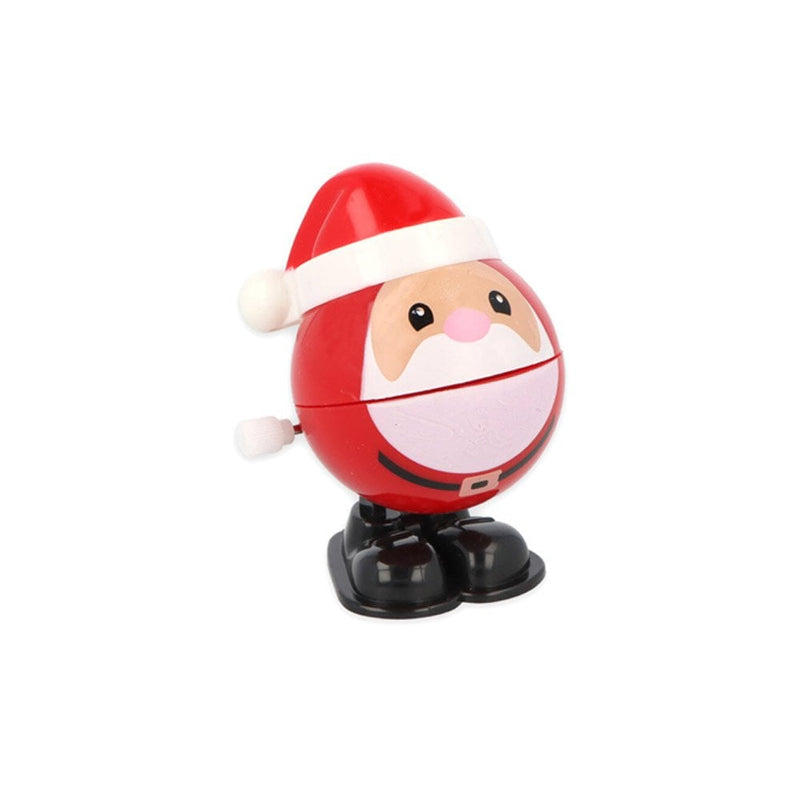 FESTIVE WIND UP CLOCKWORK TOY - Santa
