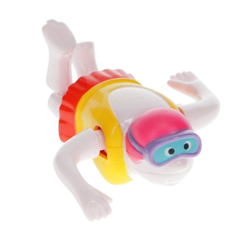 MINI WIND UP SWIMMER BATH TOY - Pink