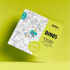 GIANT COLOURING POSTER - DINOS