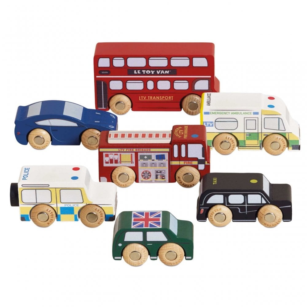 LONDON TOY CAR SET