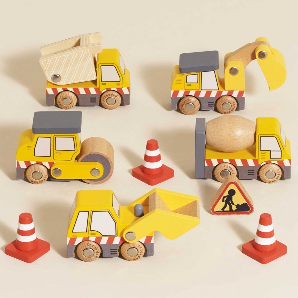 CONSTRUCTION TOY CARS, TRUCKS AND DIGGERS