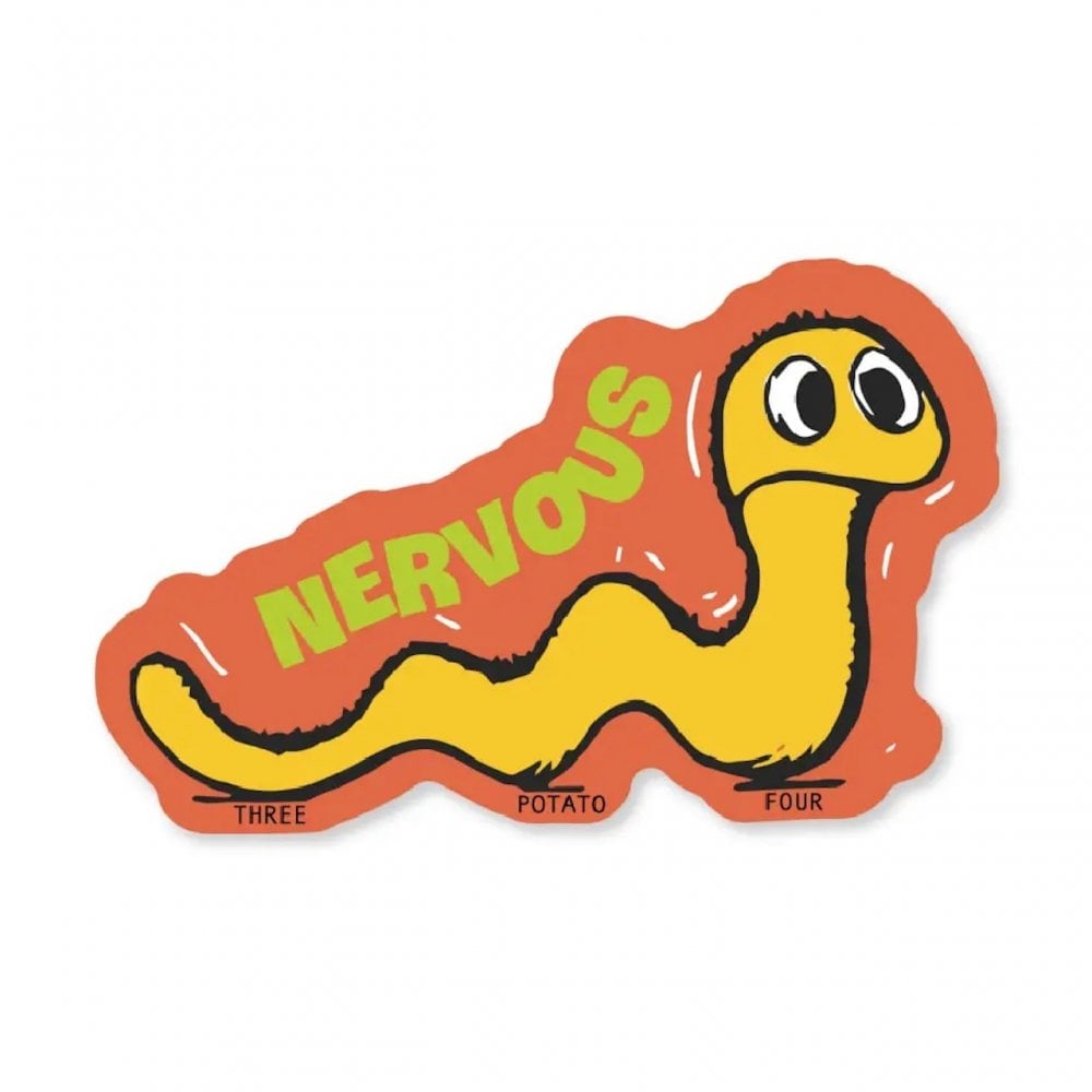 NERVOUS WORM STICKER
