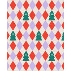LARGE BLOCK BOTTOM GIFT BAG - CHRISTMAS TREE