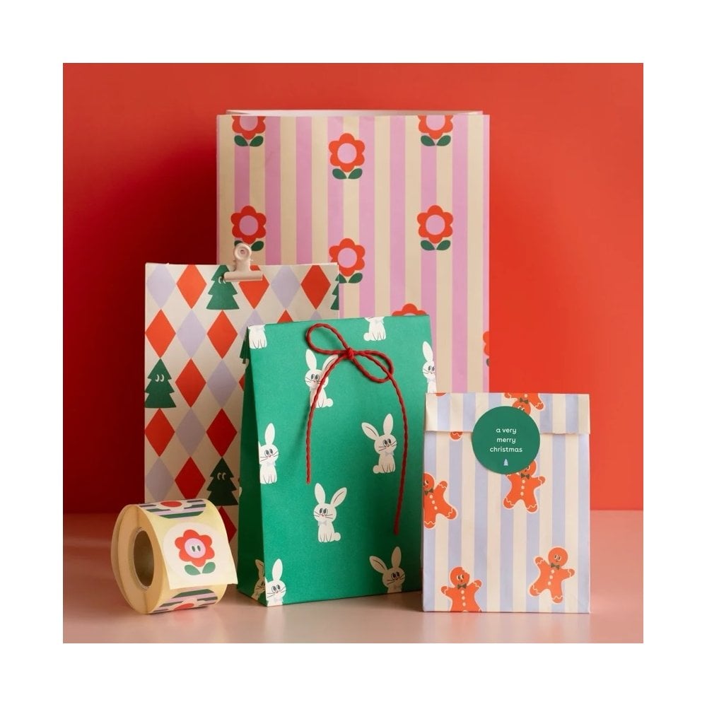 LARGE BLOCK BOTTOM GIFT BAG