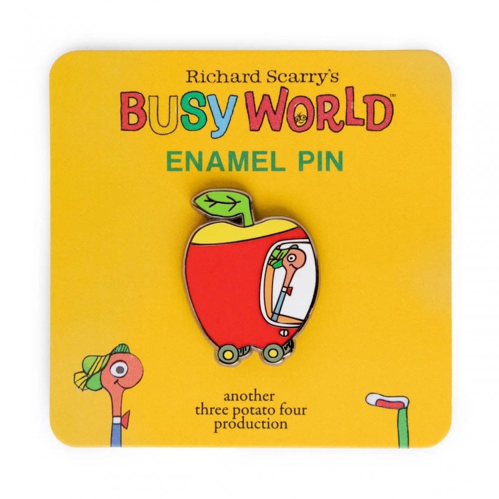 APPLE CAR PIN BADGE