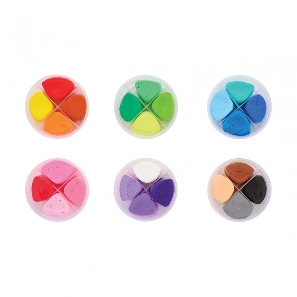 CREATIBLES DIY AIR DRY CLAY KIT - 24 COLOURS + TOOLS
