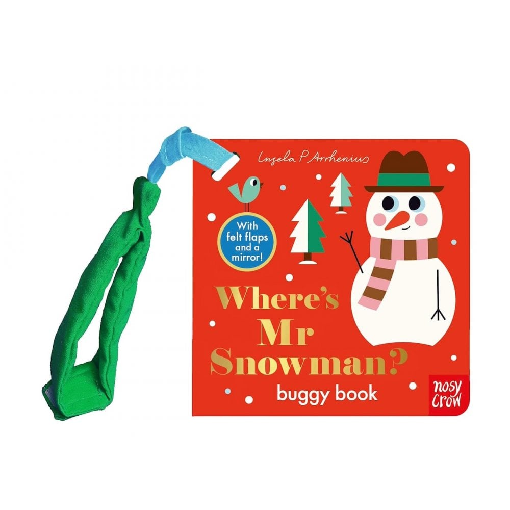 BUGGY BOOK - FELT FLAPS SNOWMAN (0-3 YEARS)
