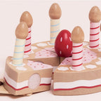 SLICEABLE BIRTHDAY CAKE + CANDLES