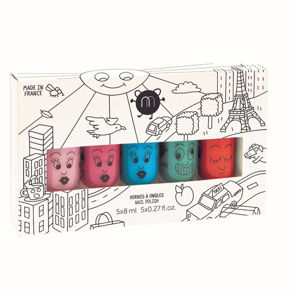 5 PACK NAIL POLISH - CITY
