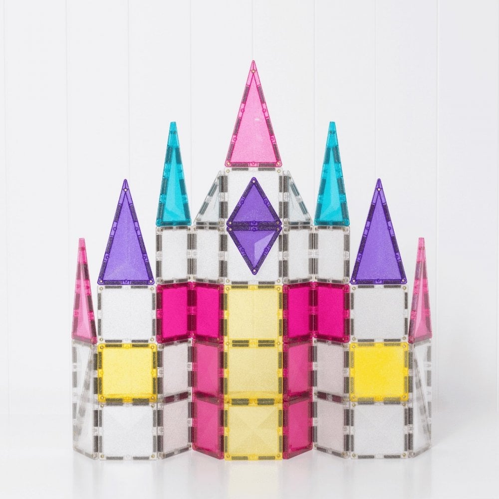 MAGNETIC TILES 56 PIECES - GLITTER UNICORN