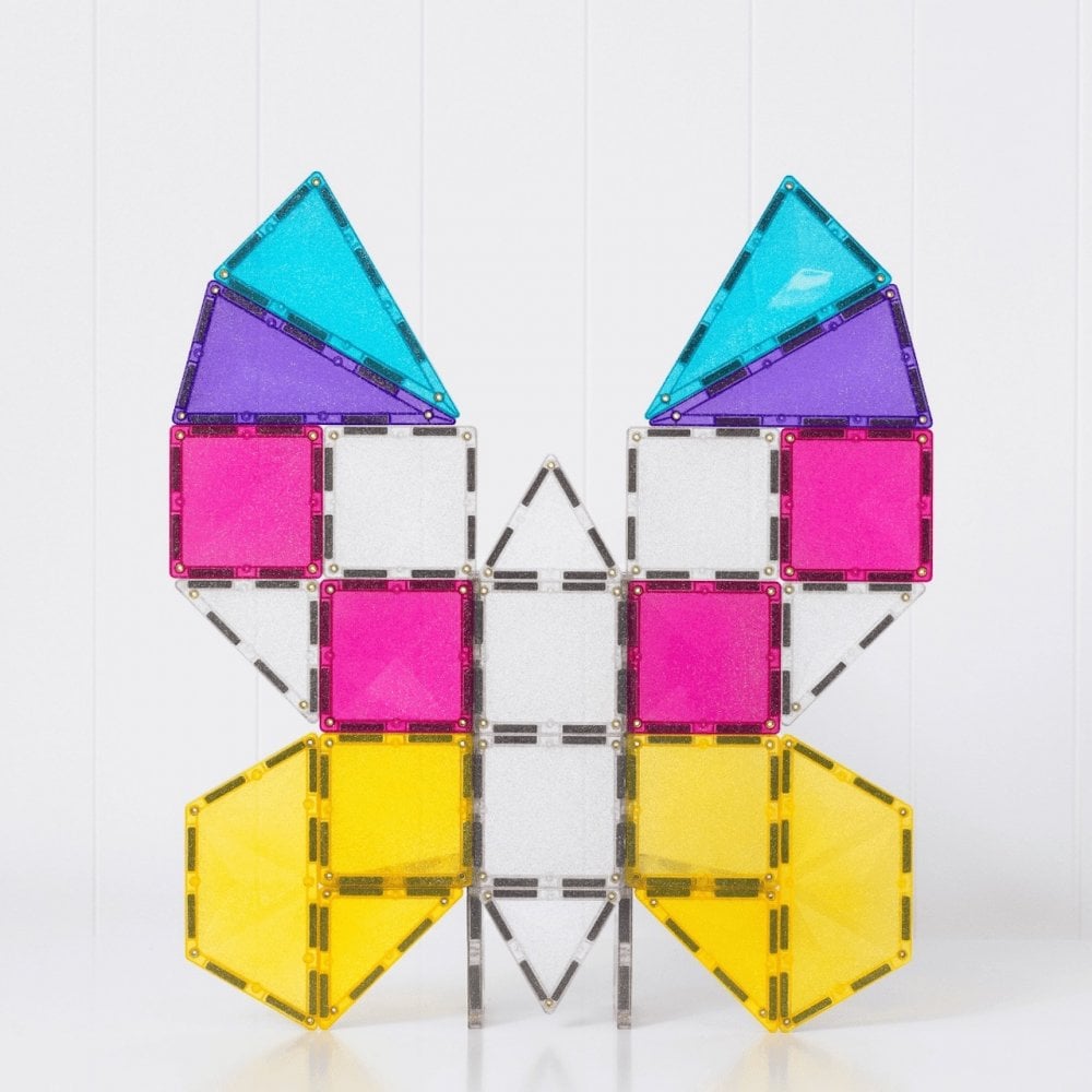 MAGNETIC TILES 56 PIECES - GLITTER UNICORN
