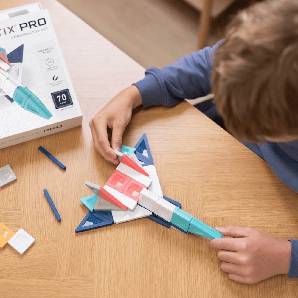 MAGNETIC TILES 70 PIECES - PRO CONSTRUCTOR