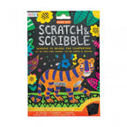 SCRATCH + SCRIBBLE ART KIT - JUNGLE (6 YEARS+)