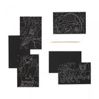 SCRATCH + SCRIBBLE ART KIT - JUNGLE (6 YEARS+)
