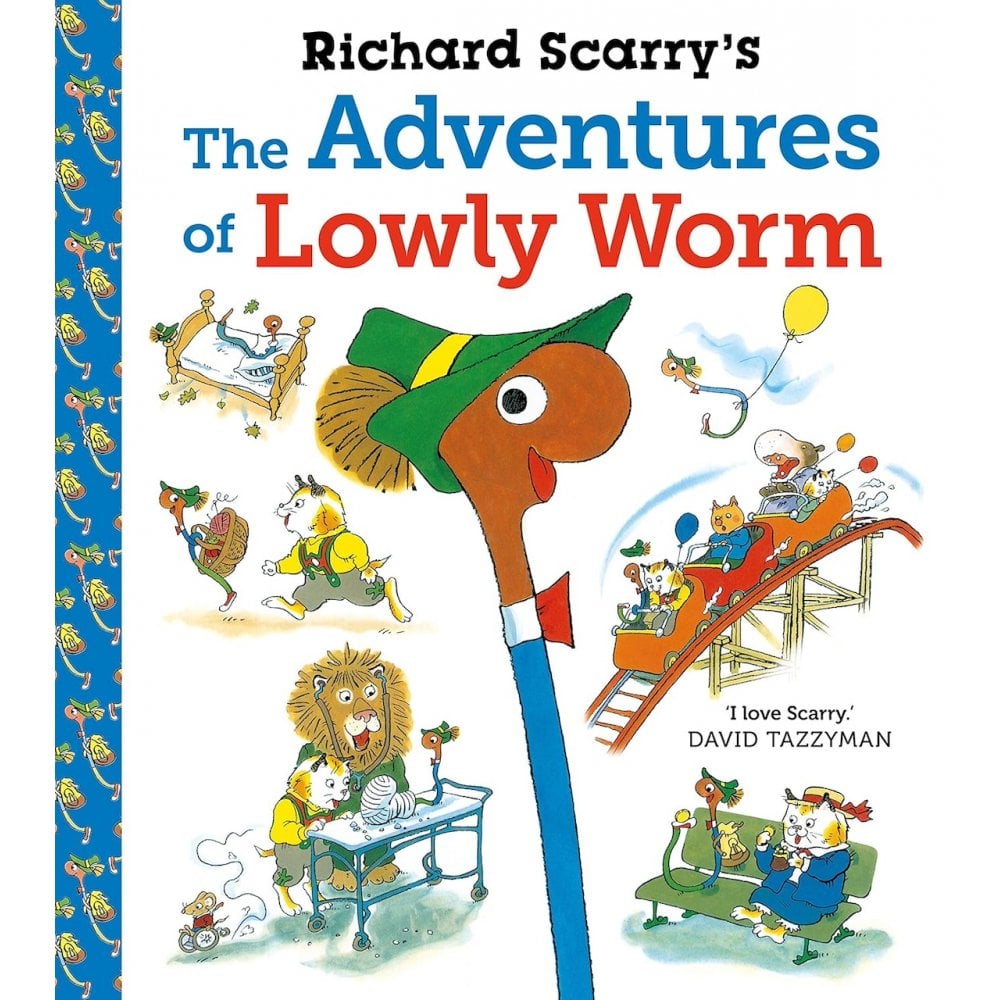 RICHARD SCARRY'S THE ADVENTURES OF LOWLY WORM BOOK