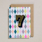 IRON ON PATCH CIRCUS AGE CARD - DIAMOND