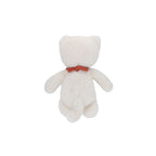 SOFT TOY CAT - CREAM WITH TERRACOTTA BANDANA