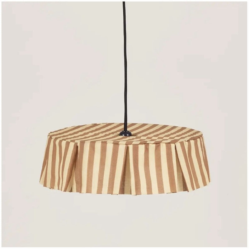 PENDANT LAMPSHADE 40cm VIBES - Brown Stripe