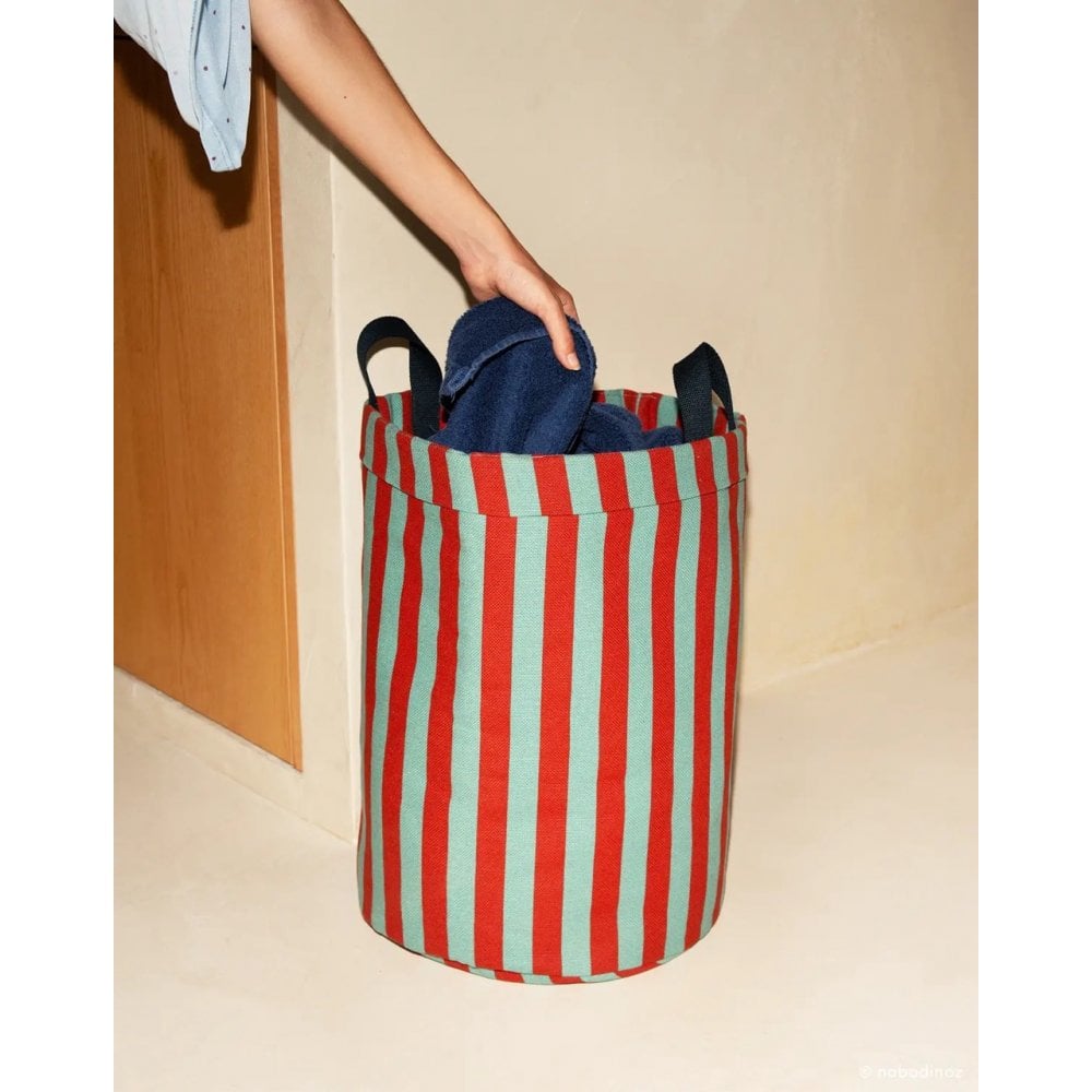 LARGE ROUND STORAGE BASKET
