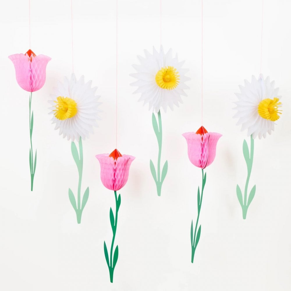 HONEYCOMB FLOWER DECORATIONS