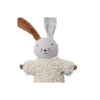 FABRIC BUNNY SOFT TOY WITH VELVET TROUSERS