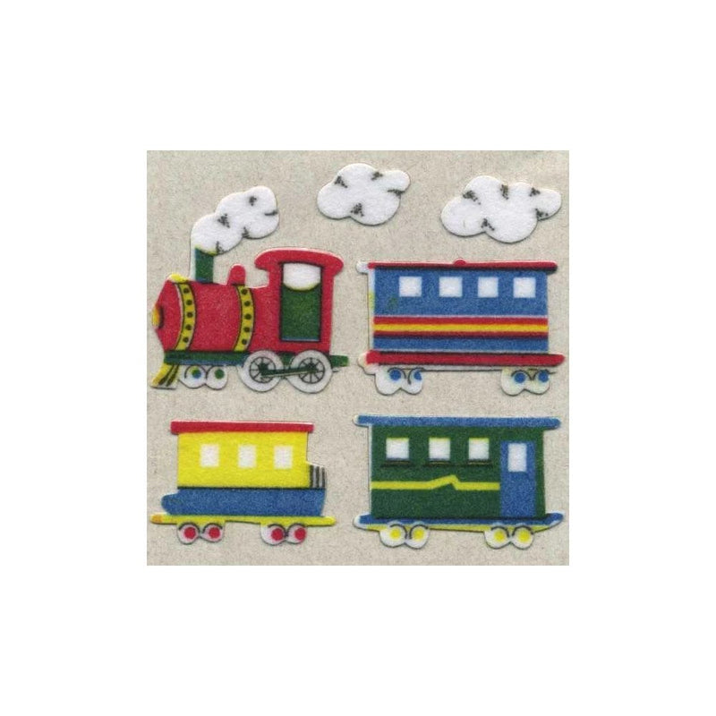 FURRY STICKER SHEET - Steam Trains