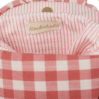 GINGHAM RUFFLE BOW BAG
