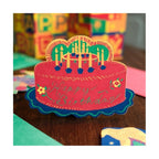 HAPPY BIRTHDAY PARTY CAKE CARD
