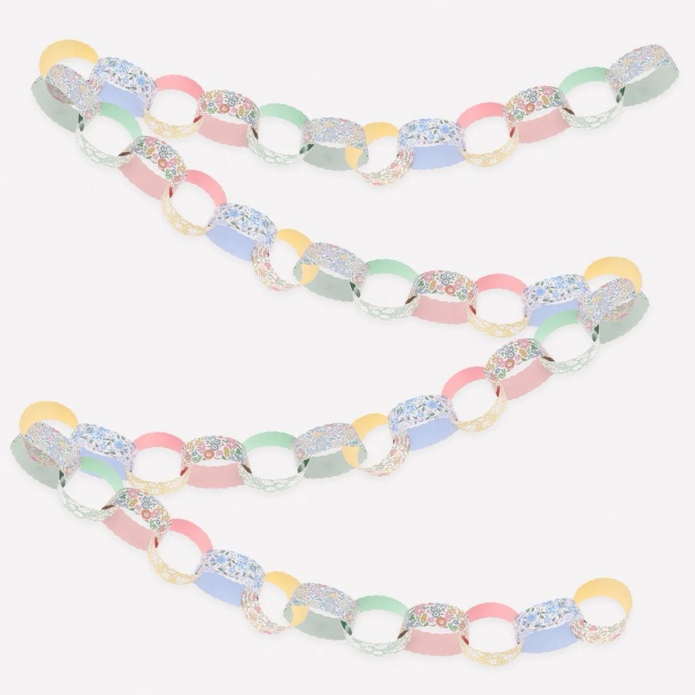 LIBERTY SCALLOPED PAPER CHAINS SET