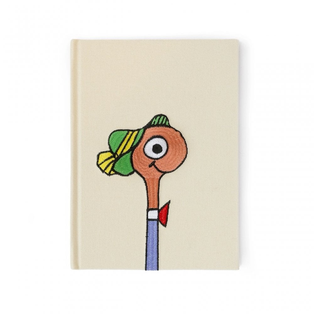 LOWLY WORM EMBROIDERED JOURNAL NOTEBOOK